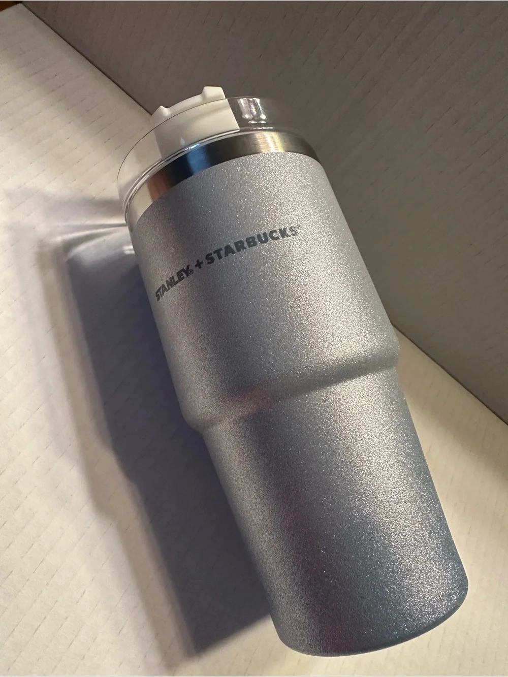 Stanley + Starbucks Silver Travel Tumbler